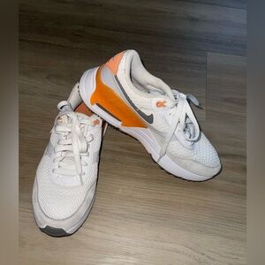 Nike Airmax sneakers in orange trance